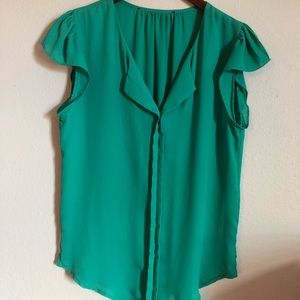 Francesca’s Boutique Kelly Green Blouse